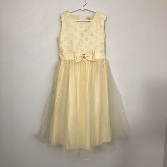 Richie House Size 10 Lovely Yellow Dress! - Picture 1 of 10